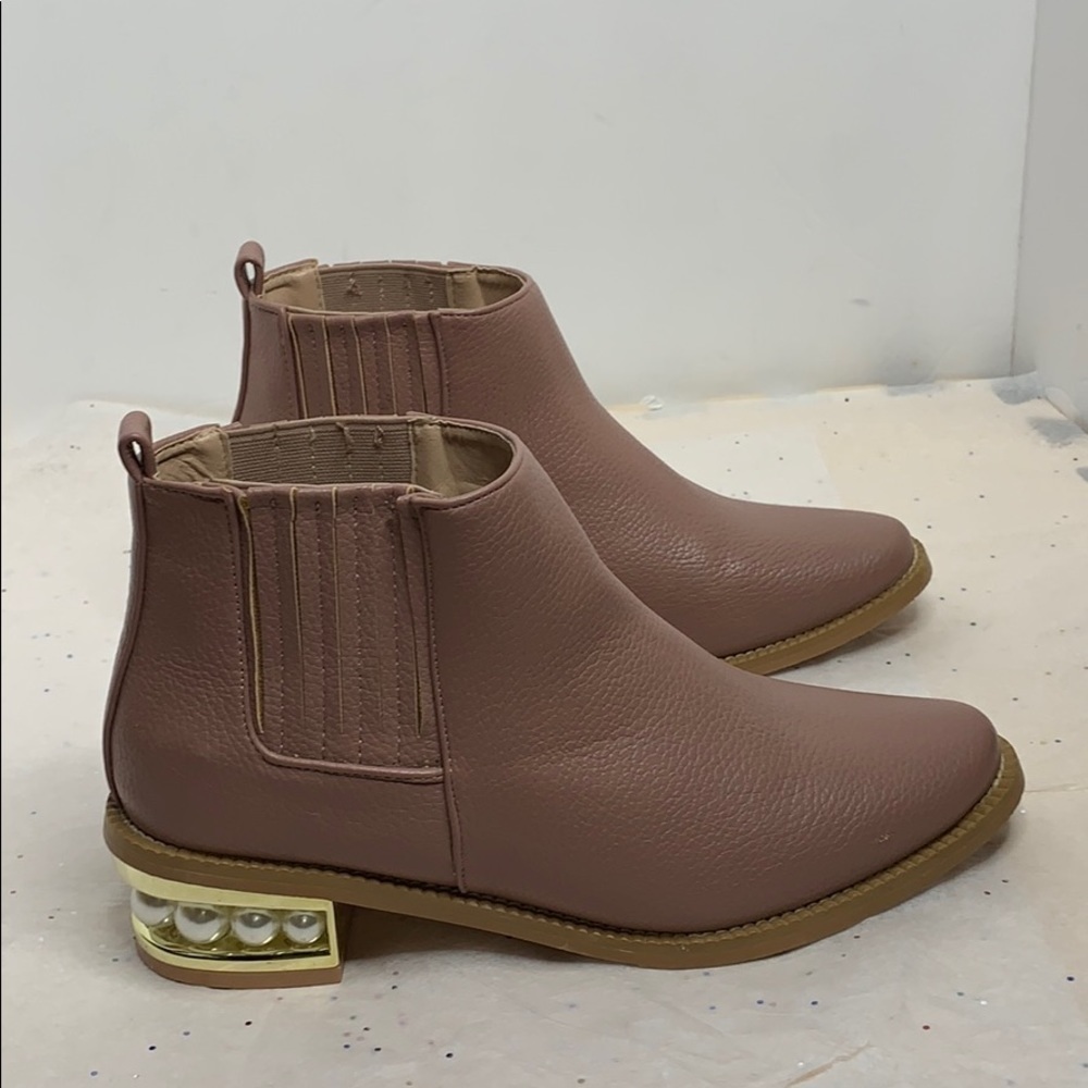 Catherine Malandrino Faux Pearl Ankle Boot